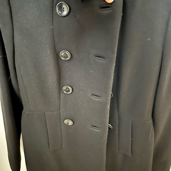 Women’s banana republic wool pea/dress coat xs - Picture 10 of 14
